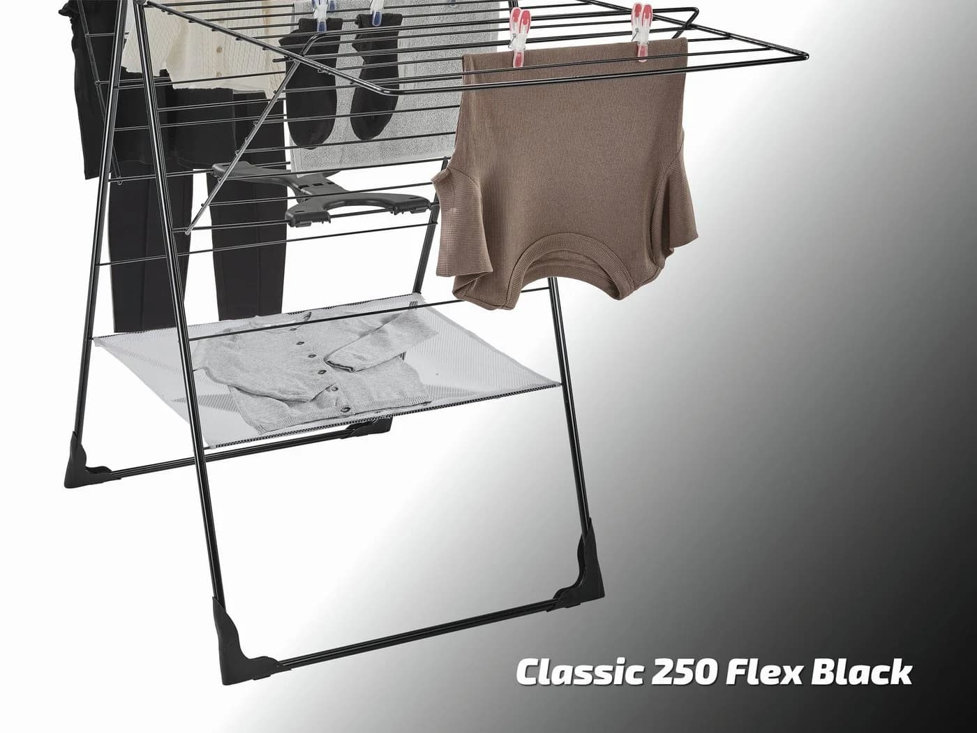 Leifheit Wäscheständer Classic 250 Flex Black 25m Trockenlänge - Bild 5