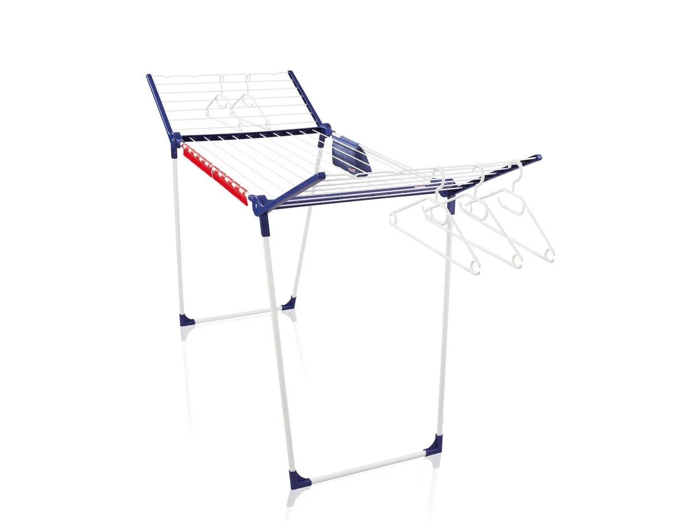 Leifheit Wäscheständer Pegasus 200 Solid Comfort Weiß/Blau/Rot - Bild 2