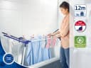 Leifheit Wäscheständer Pegasus 120 Solid Bath Blau Weiß Bild 1