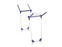 Leifheit Wäscheständer Pegasus 120 Solid Bath Blau Weiß Bild 2
