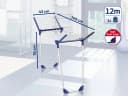 Leifheit Wäscheständer Pegasus 120 Solid Bath Blau Weiß Bild 5