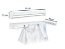 Leifheit Wandtrockner Telegant 36 Protect Plus Silber Aluminium Bild 5