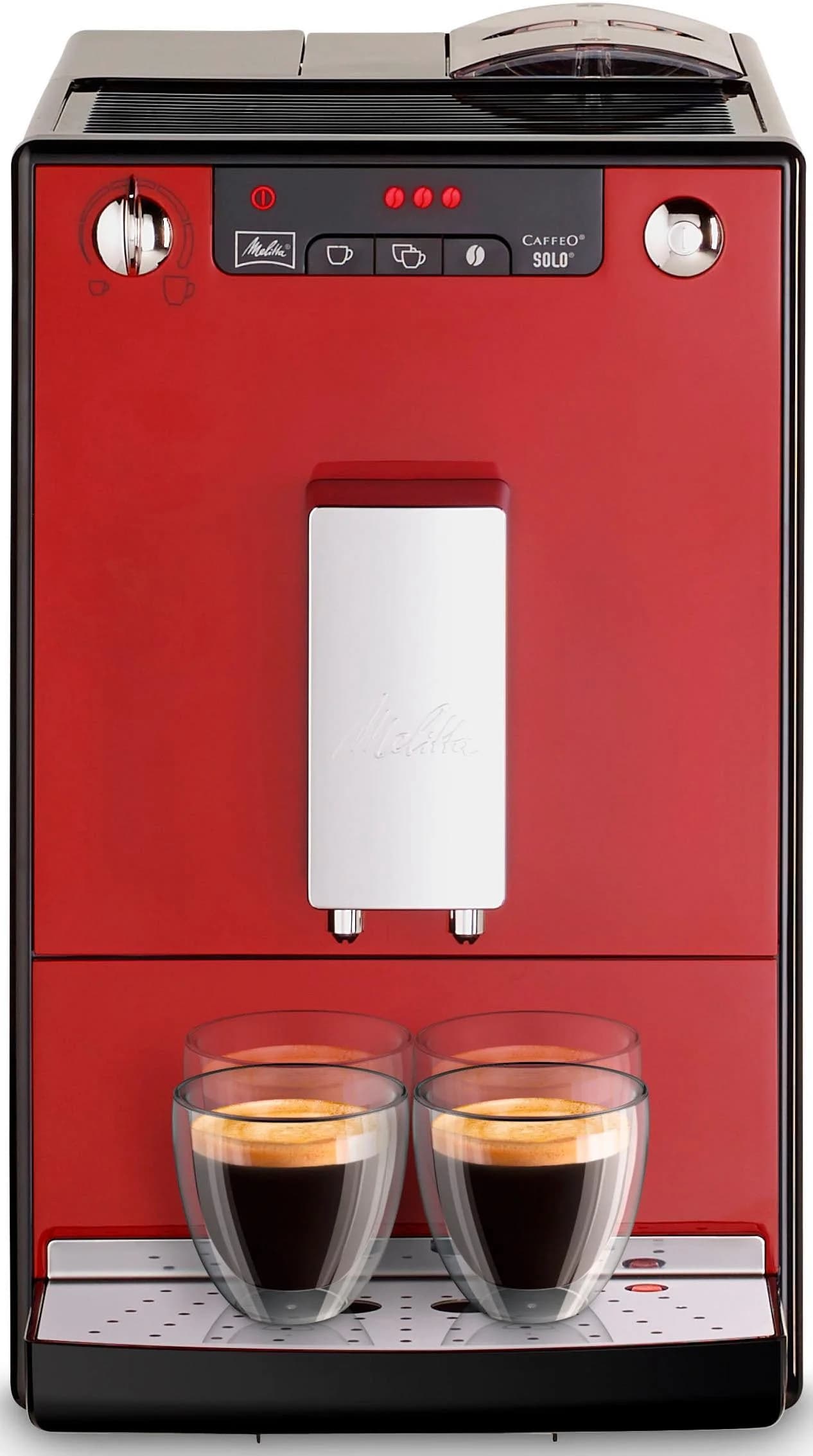 MELITTA Kaffeevollautomat Solo E950-201, Chili Red