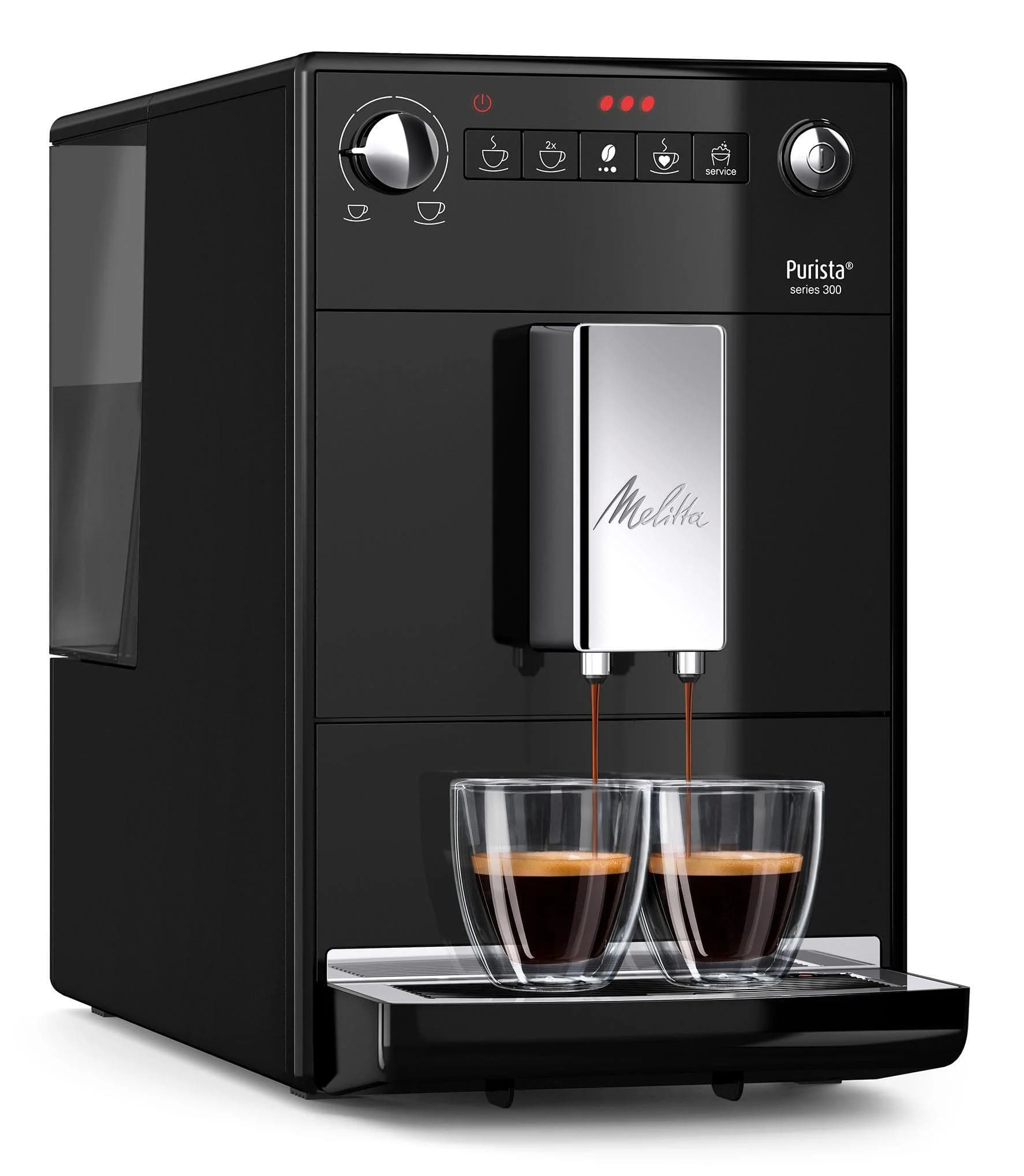 Melitta Kaffeevollautomat Purista F230-101 - Schwarz/Silber