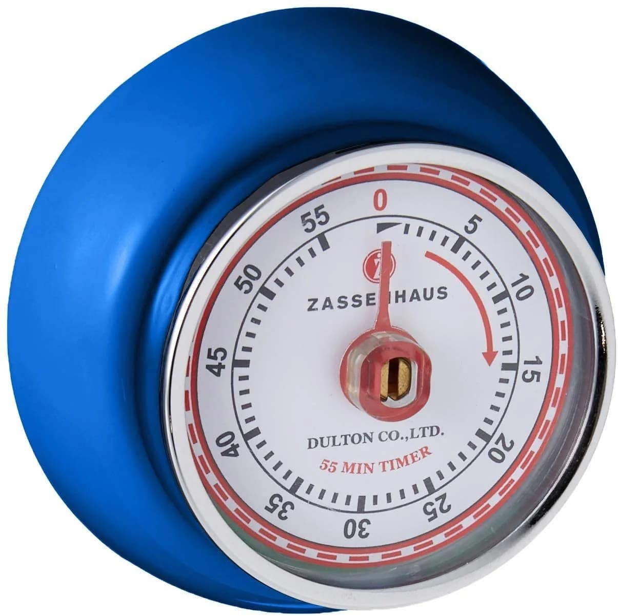 ZASSENHAUS Küchentimer Magnet "Speed" Royalblau