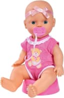 SIMBA Babypuppe New Born Baby mit Trink- und Nässfunktion Bild 1