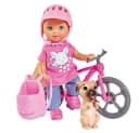Simba Toys Evi LOVE Ferienspaß Fahrrad Set Rosa Puppe mit Hund Bild 3