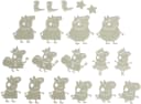 SIMBA Wanddeko Peppa Pig Glow in the Dark Set 20-tlg. Bild 1
