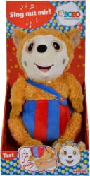 SIMBA Kuscheltier Bobo Siebenschläfer, Sing mit mir!, mit Sound, Blau/Rot Bild 5