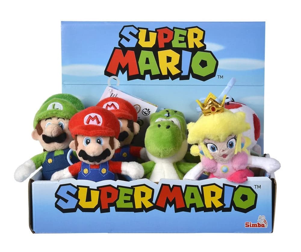 Simba Dickie Plüschanhänger Super Mario 5er-Sortiment 12cm - Bild 3