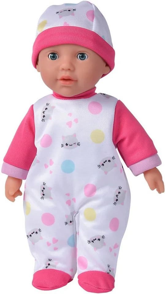 SIMBA Babypuppe Laura Cutie mit Soundeffekten Bunt