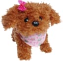 SIMBA Plüschfigur Chi Chi Love Tea Cup Poodle Puppy Braun/Rosa mit Soundeffekten Bild 1