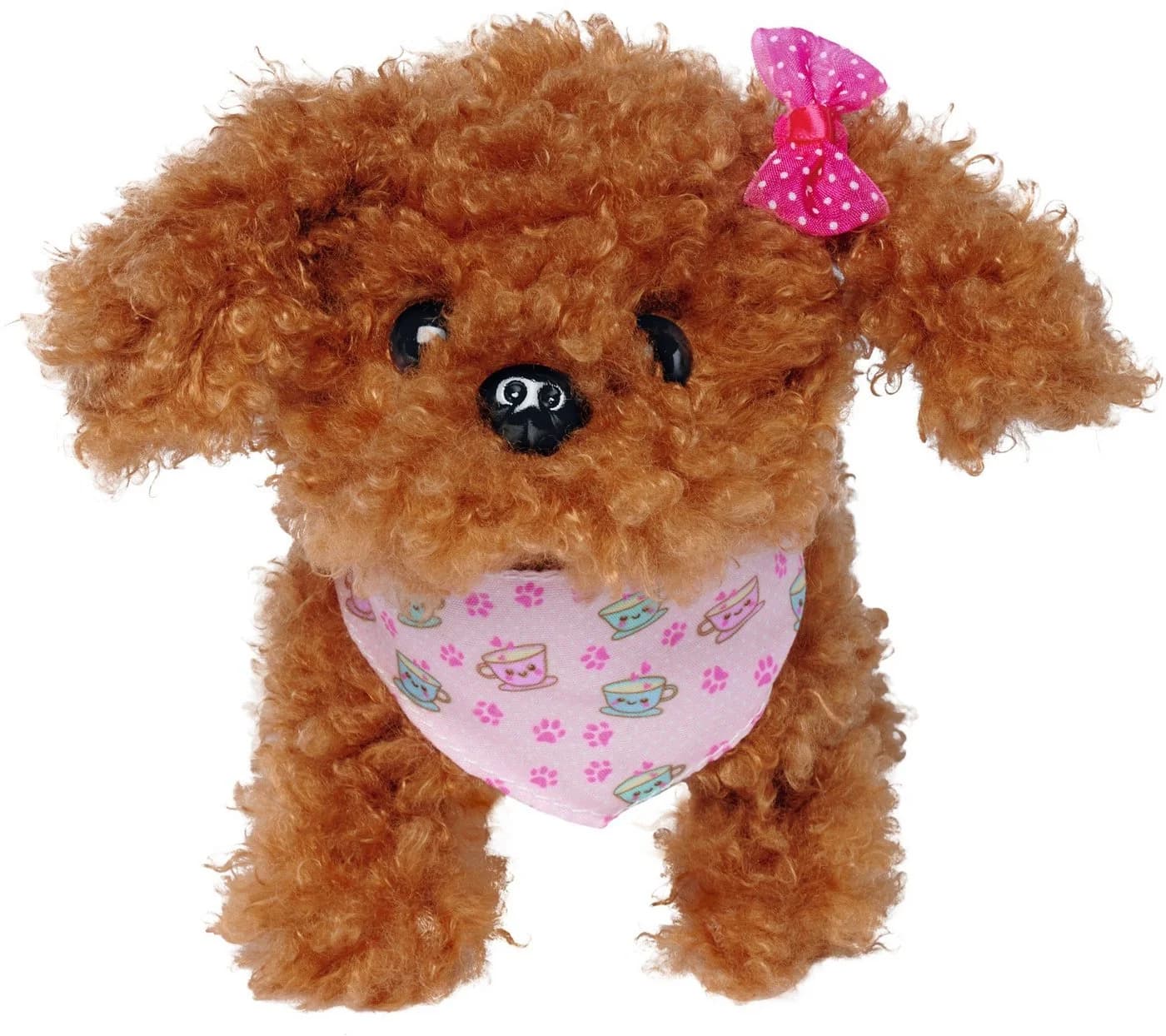 SIMBA Plüschfigur Chi Chi Love Tea Cup Poodle Puppy Braun/Rosa mit Soundeffekten - Bild 3