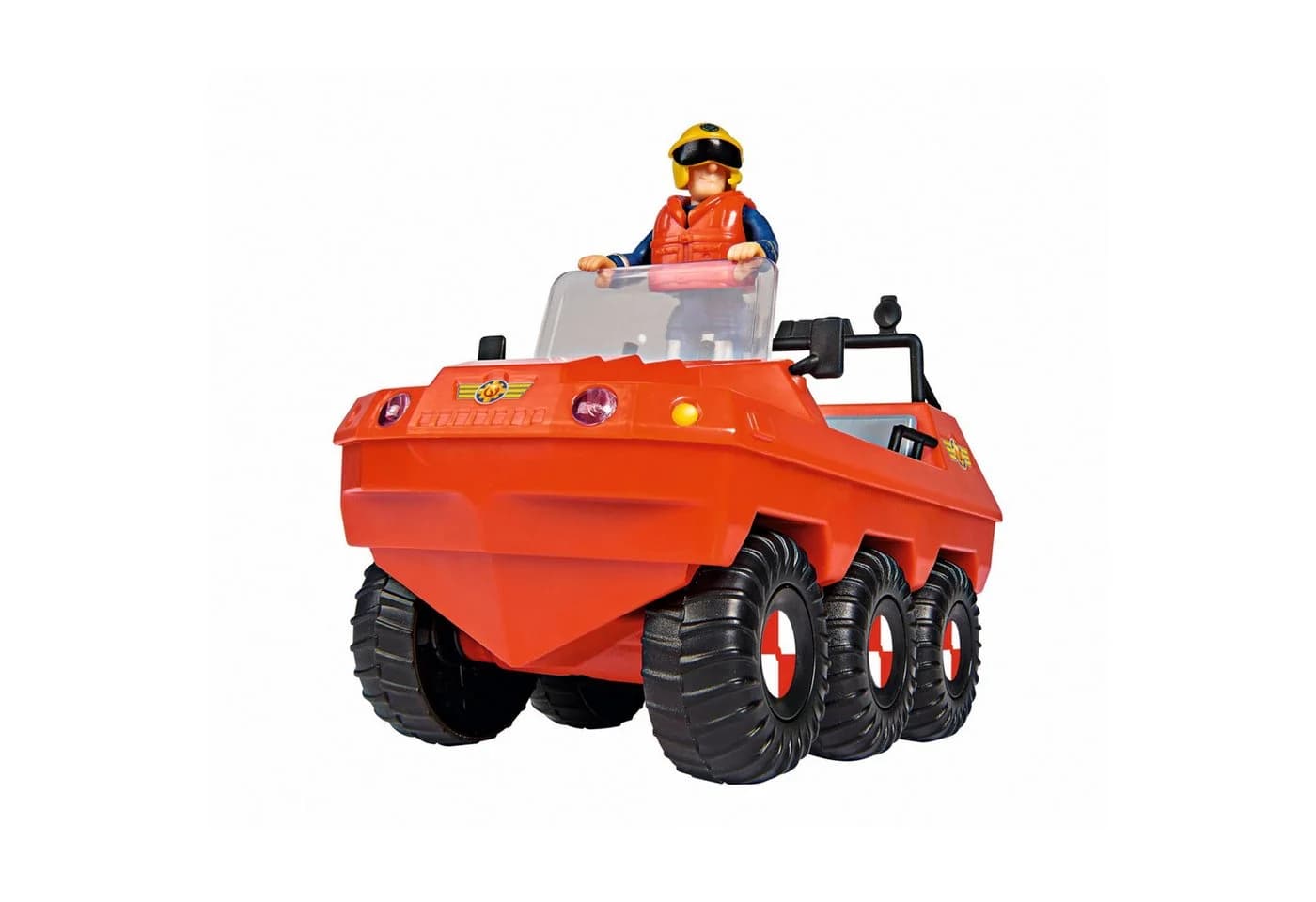 SIMBA Spielzeug-Feuerwehr Feuerwehrmann Sam Hydrus Amphibienfahrzeug