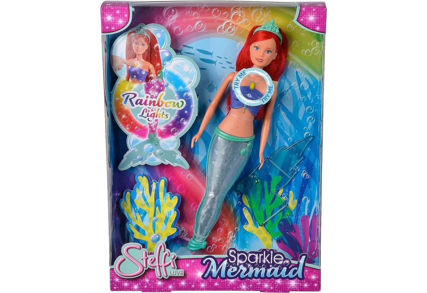 Simba Dickie Steffi LOVE Sparkle Mermaid Puppe Leuchtfunktion - Bild 2