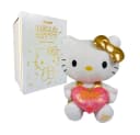 Hello Kitty Plüschfigur 50 Jahre Jubiläum Gold/Rosa Bild 1