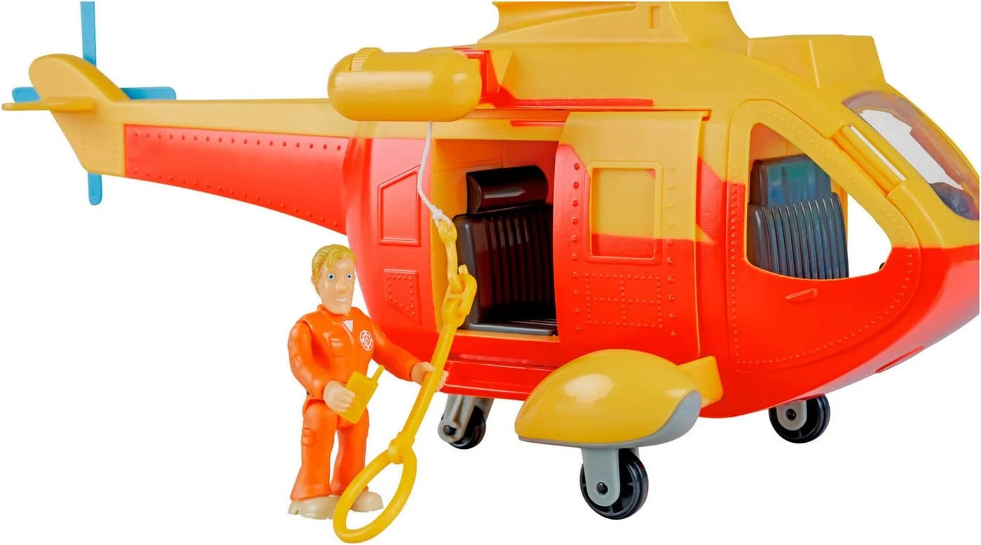 SIMBA Spielzeug-Hubschrauber Feuerwehrmann Sam Wallaby II mit Licht und Sound - Bild 5
