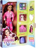 SIMBA Anziehpuppe Kawaii Hi Lucy Braun Bunt Bild 4