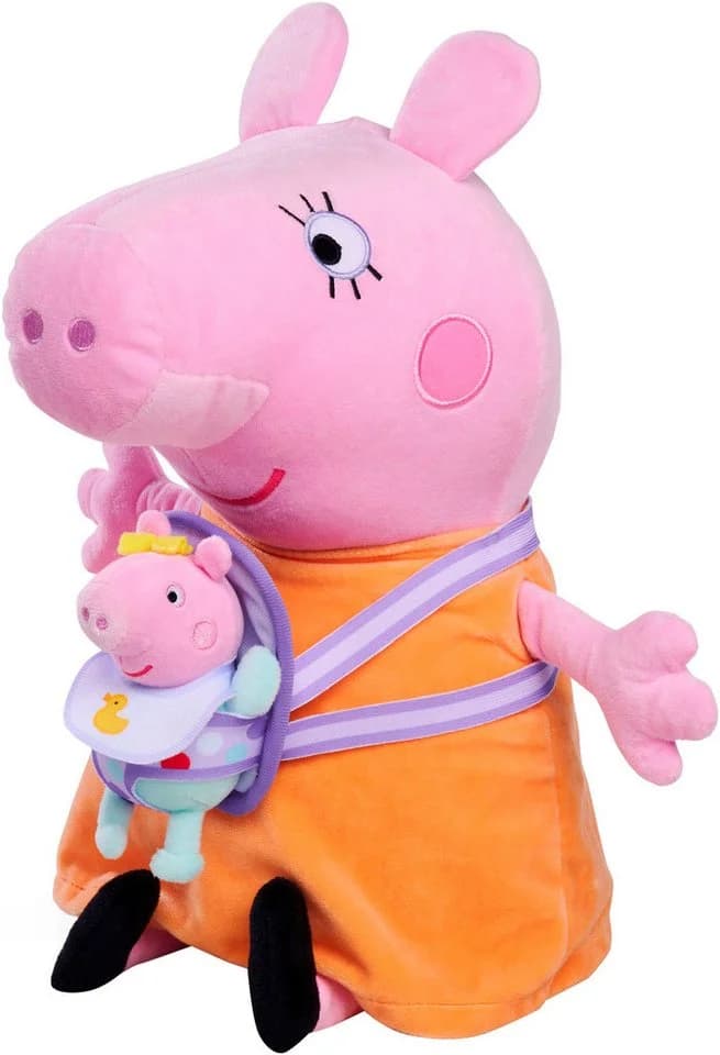 SIMBA Plüschfigur Peppa Pig Mama Wutz mit Evie Rosa 33 cm - Bild 3