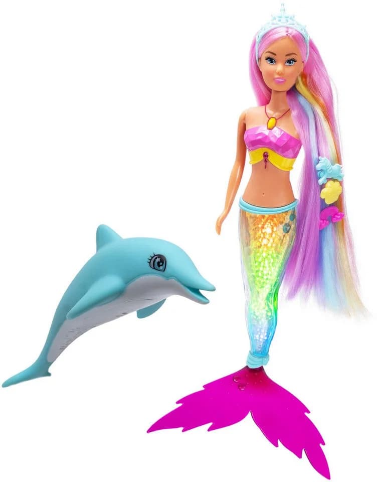 SIMBA Anziehpuppe Steffi Love Mermaizing mit leuchtender Schwanzflosse - Bild 2