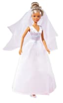 Simba Dickie Steffi Love Anziehpuppe Hochzeitskleid 13teilig 2fach sortiert Bild 2