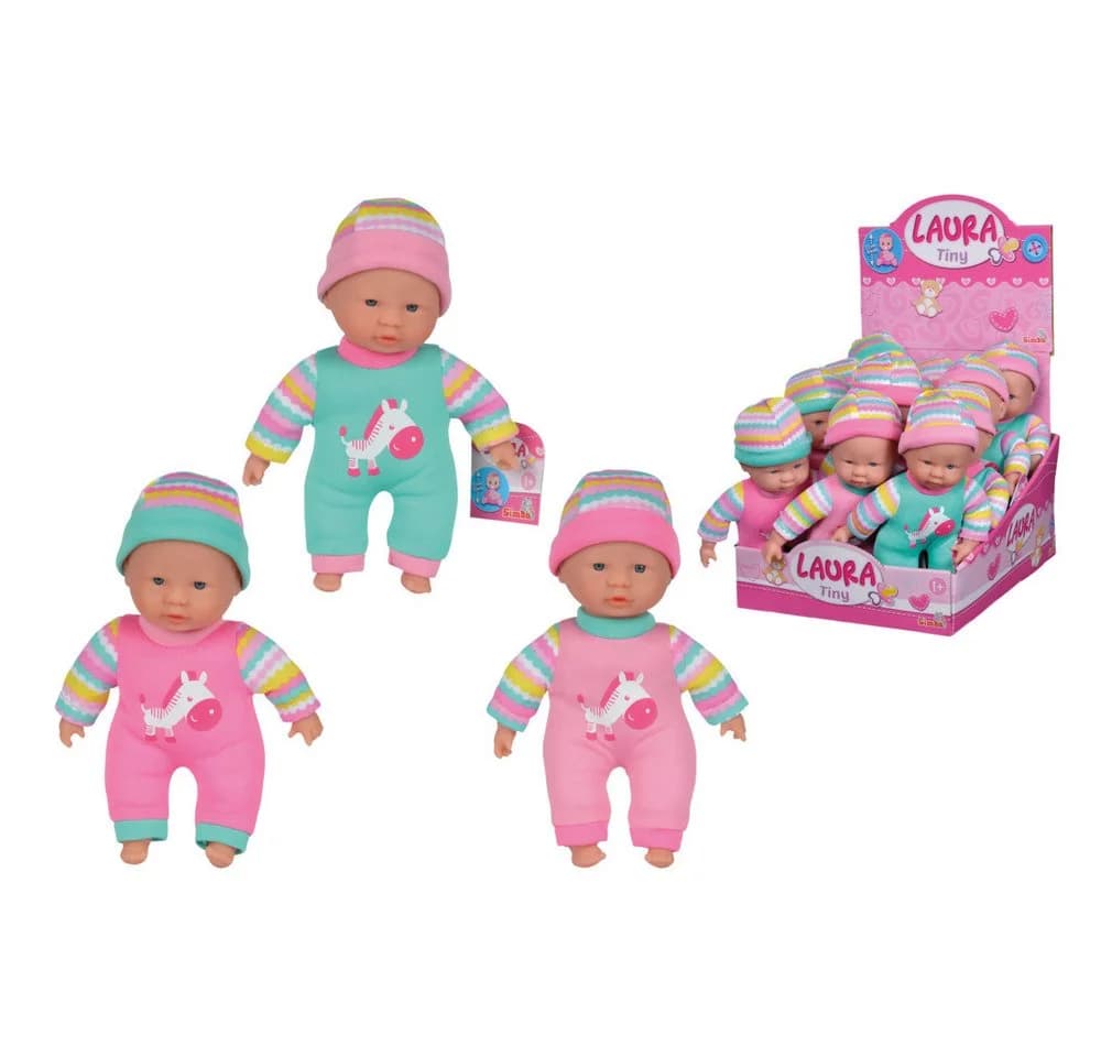 Simba Dickie Anziehpuppe Laura Tiny 20cm 3fach sortiert - Bild 2