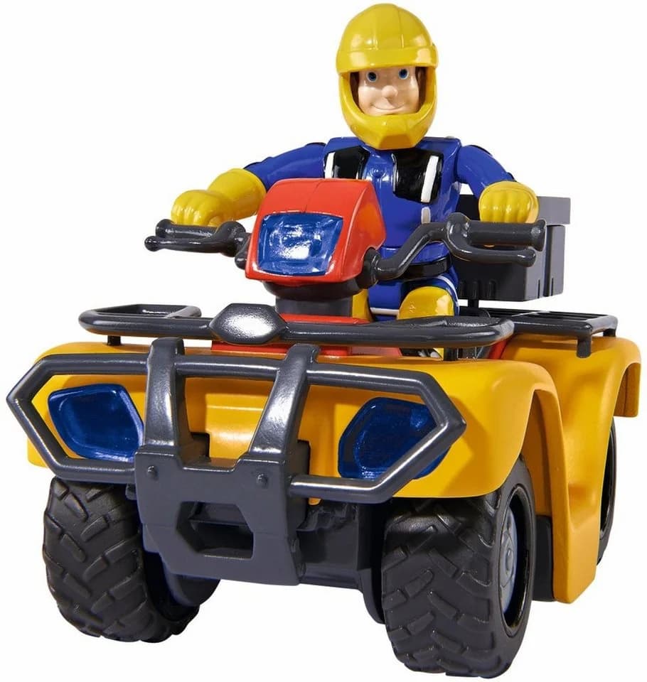 SIMBA Feuerwehrmann Sam Mercury-Quad mit Figur und Zubehör