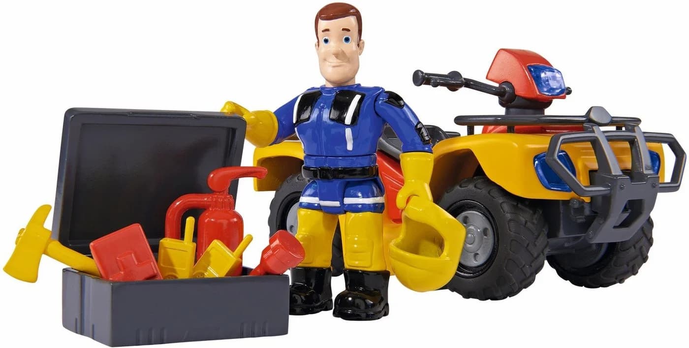 SIMBA Feuerwehrmann Sam Mercury-Quad mit Figur und Zubehör - Bild 2