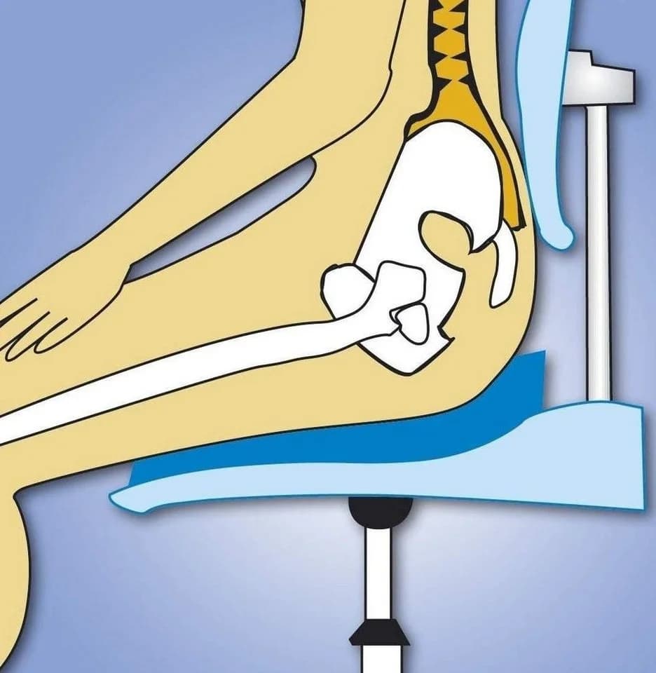 DocMed Keilkissen Sitzkissen Ergonomisch Bequem Orthopädisches Kissen - Bild 5