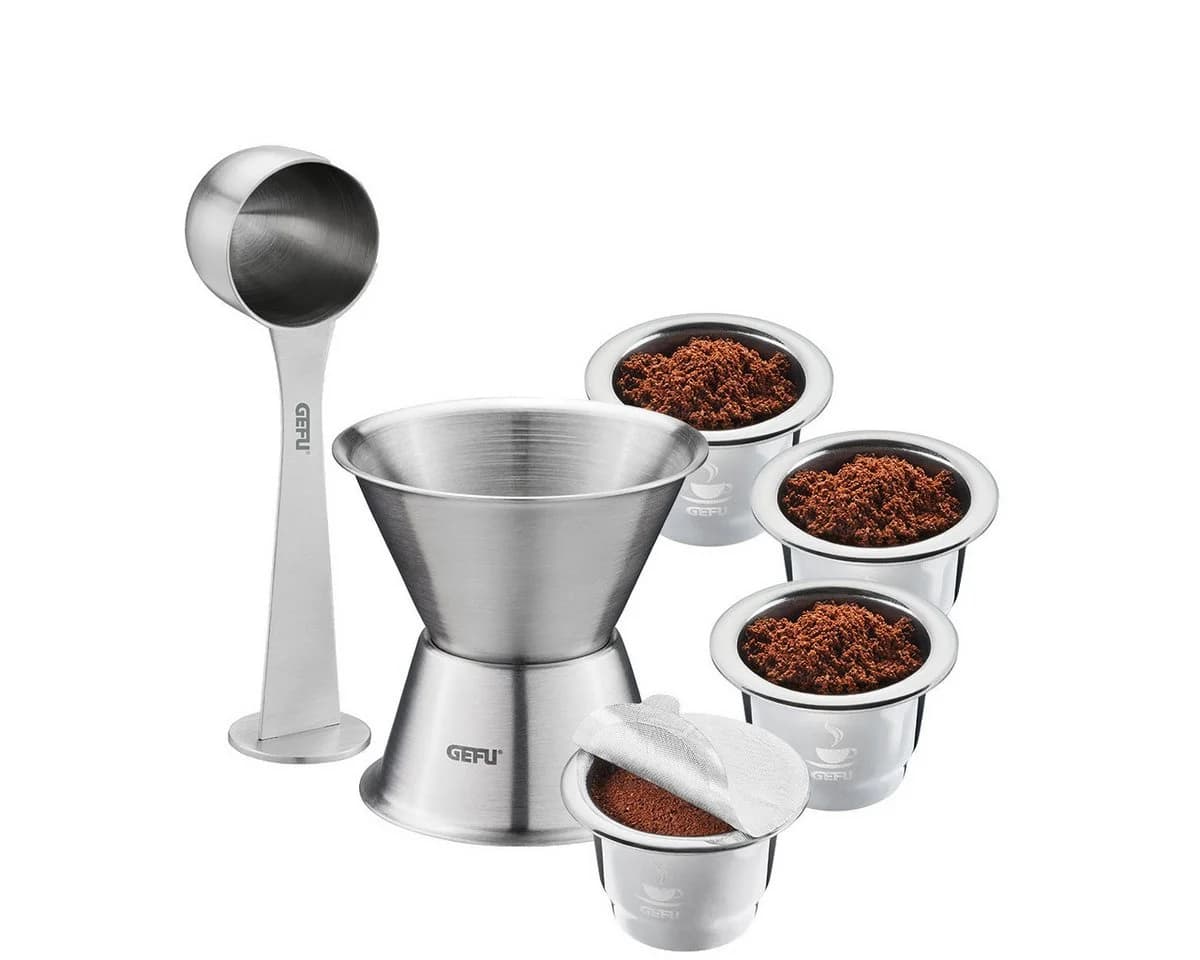 GEFU CONSCIO Espresso-Kapsel Set mit Trichter & Tamper - Bild 2