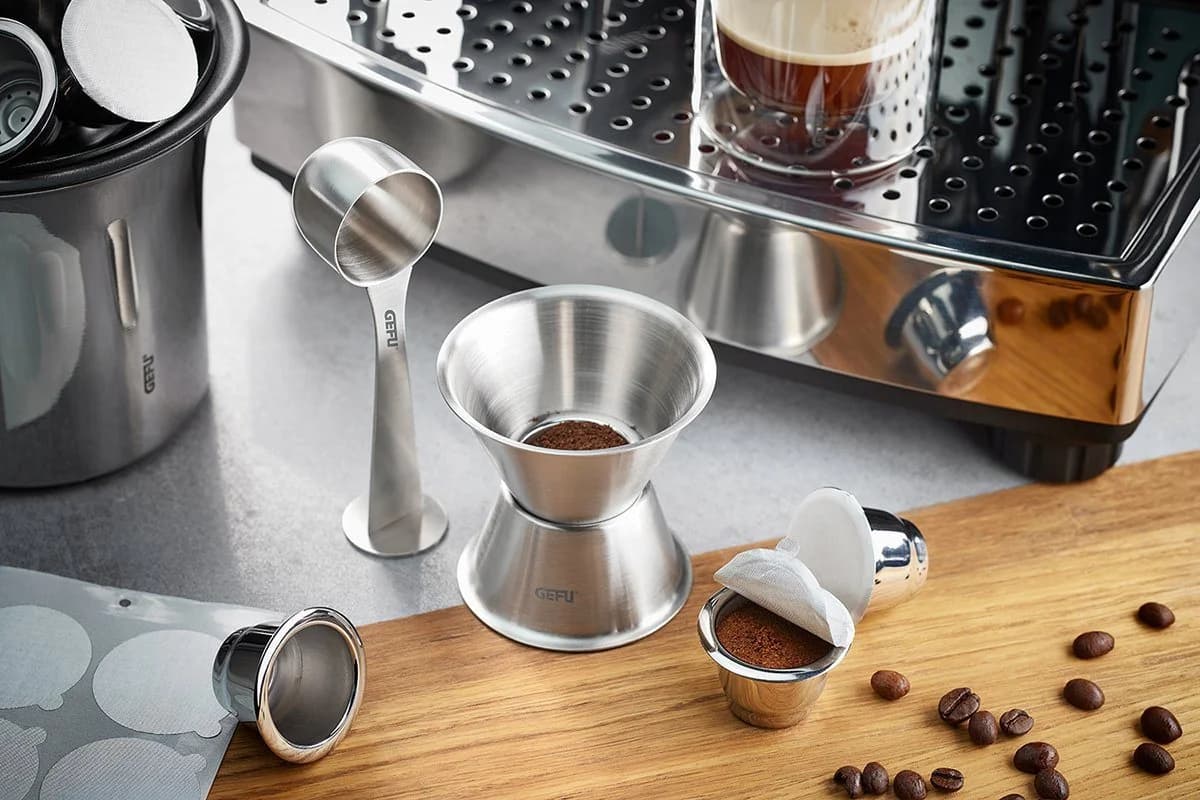 GEFU CONSCIO Espresso-Kapsel Set mit Trichter & Tamper - Bild 3