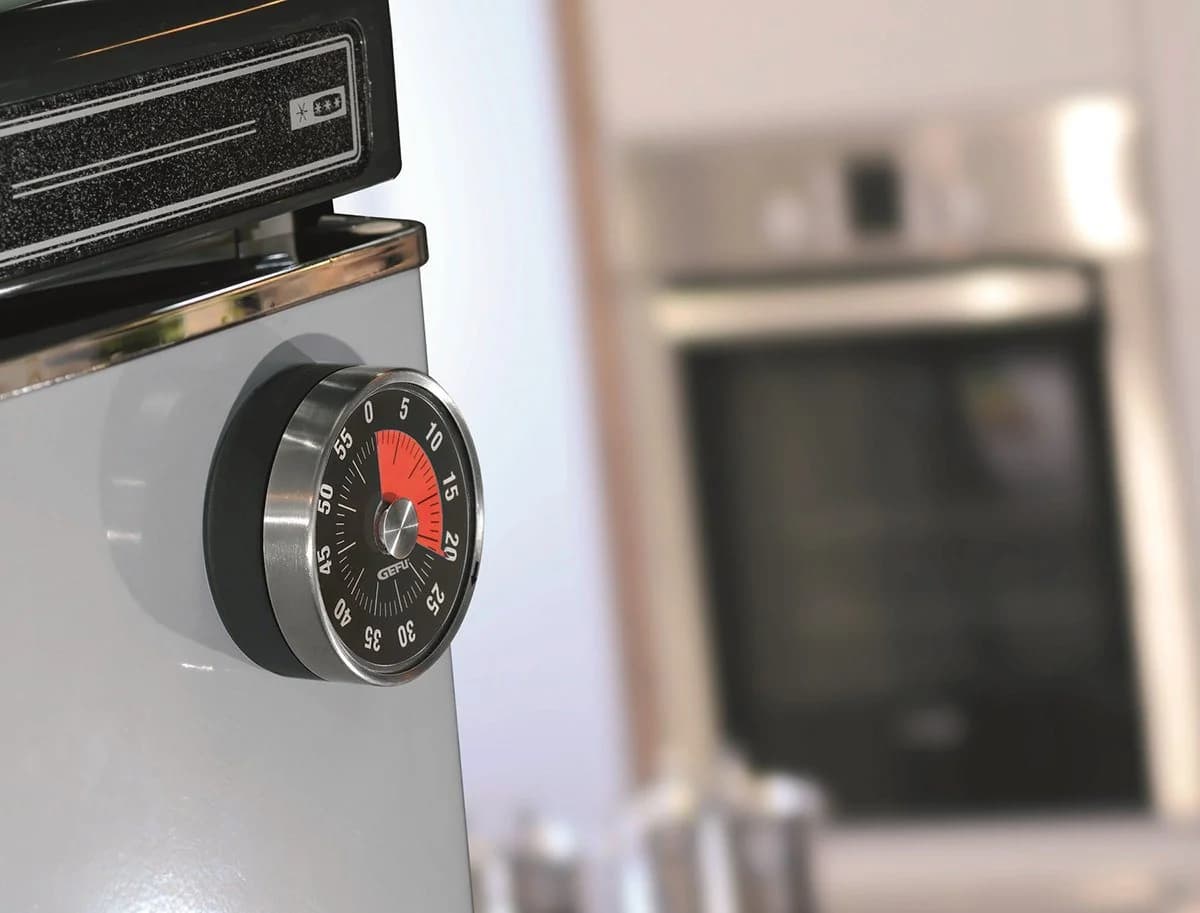 GEFU Eieruhr Timer OPTICO Edelstahl Küchentimer Kurzzeitmesser