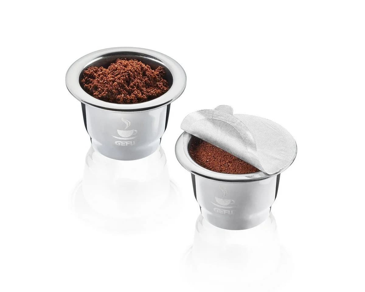 GEFU Wiederbefüllbare Espresso-Kapsel CONSCIO, 2 Stück