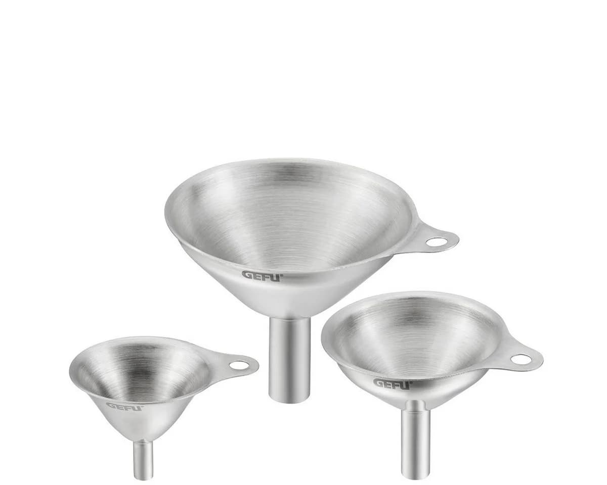 GEFU Trichter 3er Set VERSARE Mini Edelstahl Silber - Bild 5