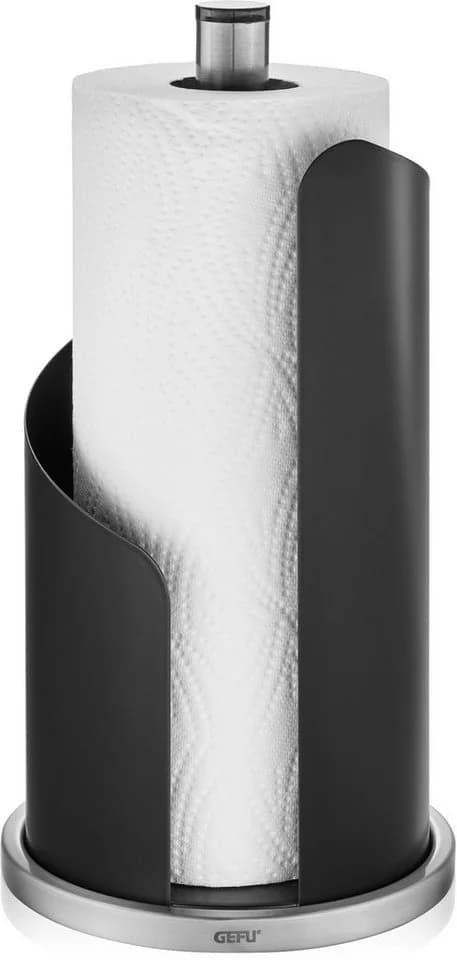 GEFU Küchenrollenhalter CURVE Schwarz Grau Edelstahl - Bild 2