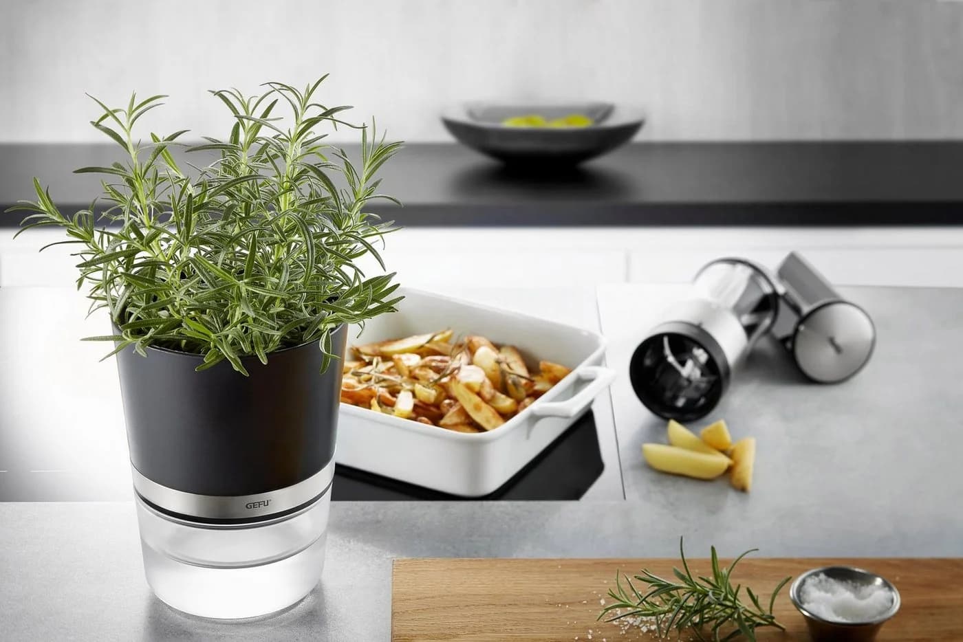GEFU Kräutertopf Botanico mit Selbstbewässerungssystem
