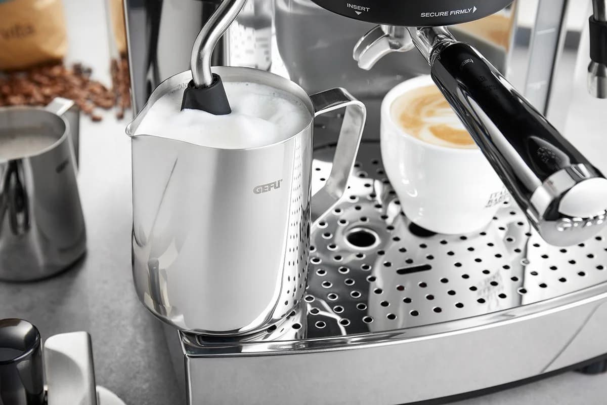 GEFU Milchkännchen BARISTA Edelstahl 350ml