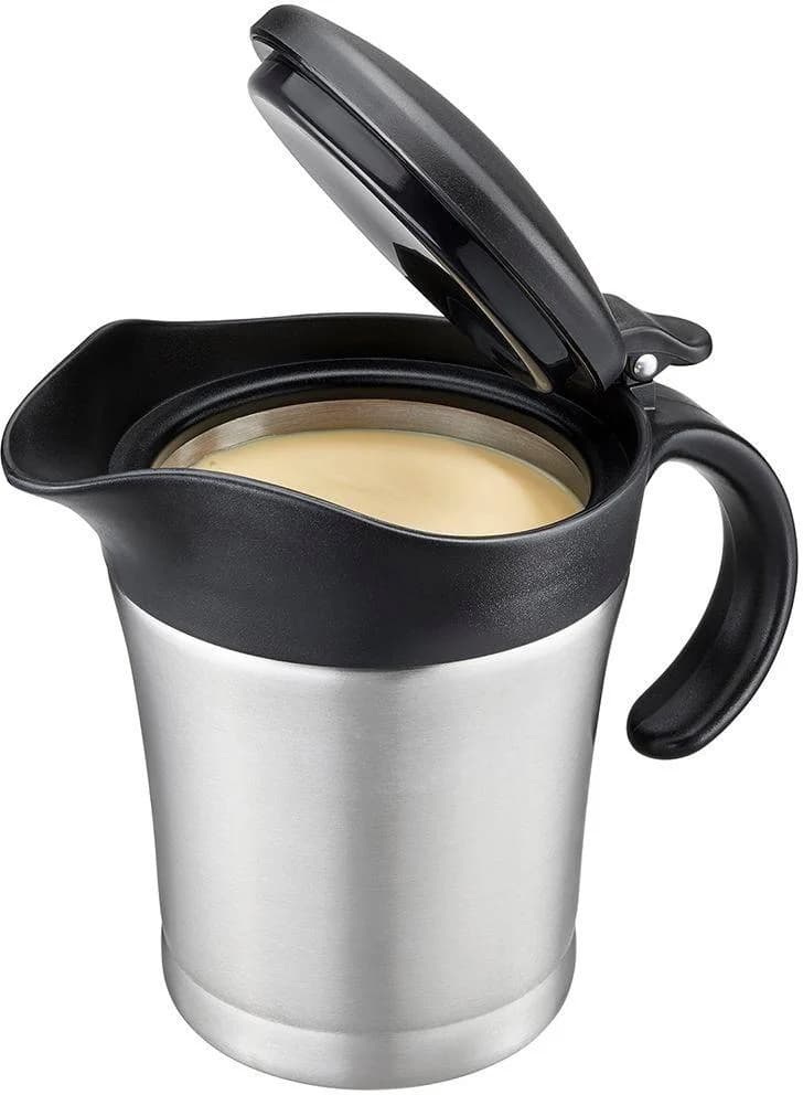 GEFU Thermo-Sauciere TREAT Silber Edelstahl 0,5 Liter
