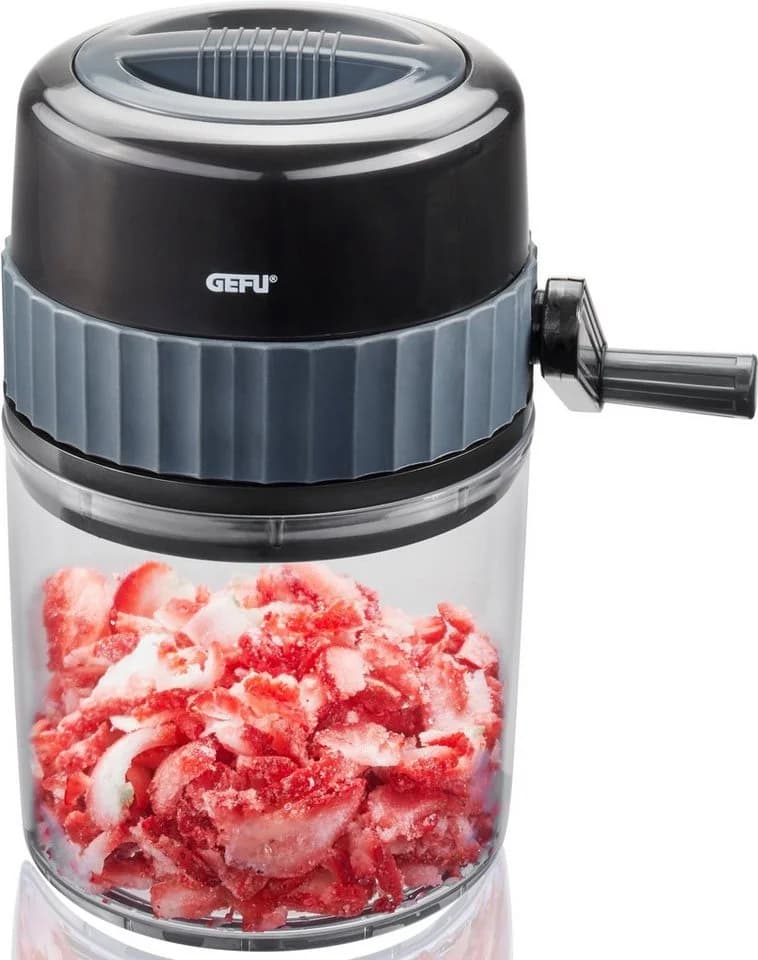 Eiscrusher GEFU SLUSH Schwarz Edelstahlklingen