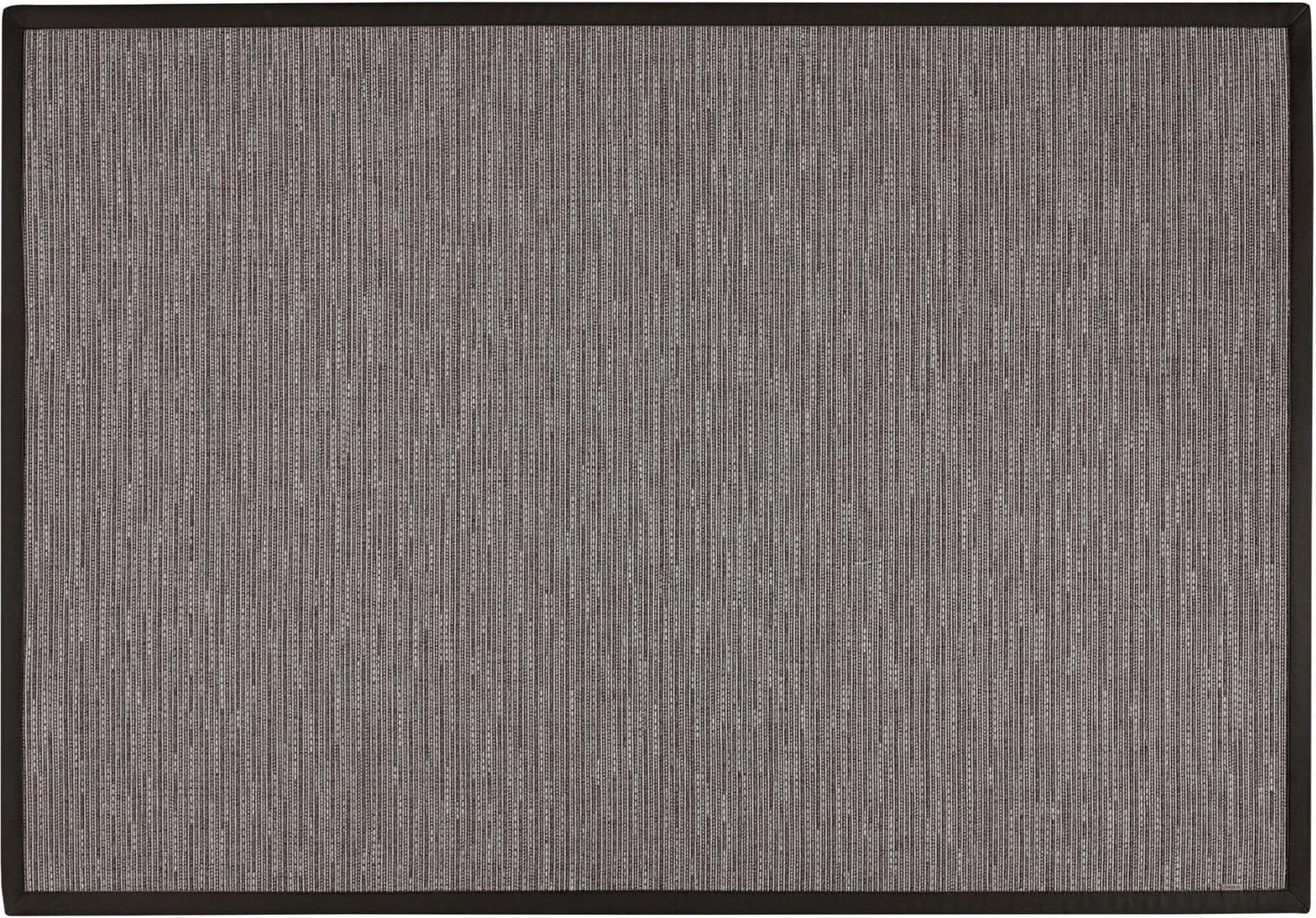 Dekowe Naturino Effekt Teppich Grau Sisal-Optik mit Bordüre
