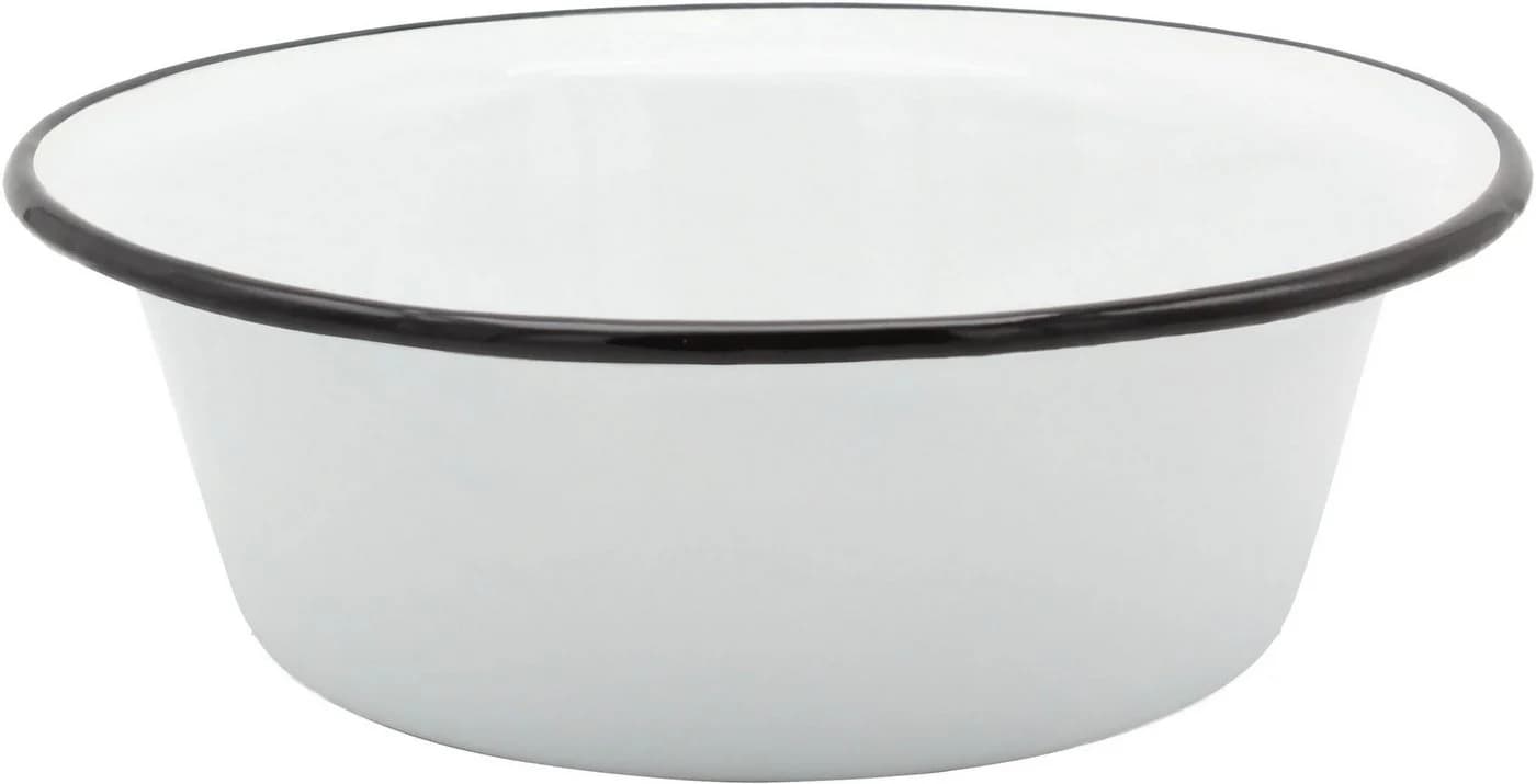 KRÜGER Emaille-Schüssel Weiß 28 cm - Bild 2