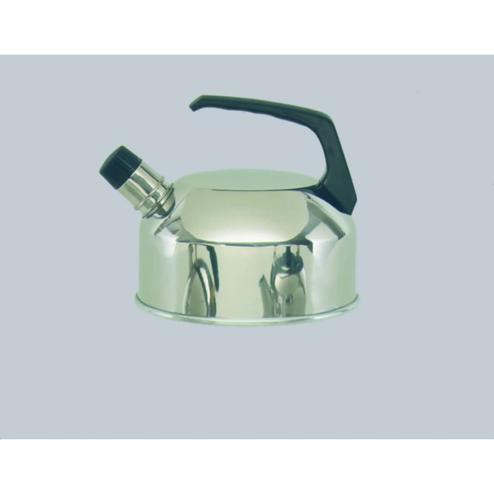 Flötenkessel Kiel aus rostfreiem Edelstahl mit Aluminiumboden