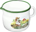 Karl Krüger Milchtopf 10 cm Emaille Gänsekind Bild 2