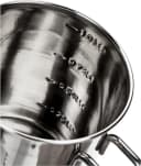 Karl Krüger Messbecher 1 Liter Edelstahl Silber mit Griff Bild 1