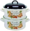 Dampfgartopf KRÜGER Kartoffel Beige Schwarz 20cm Induktion Bild 2