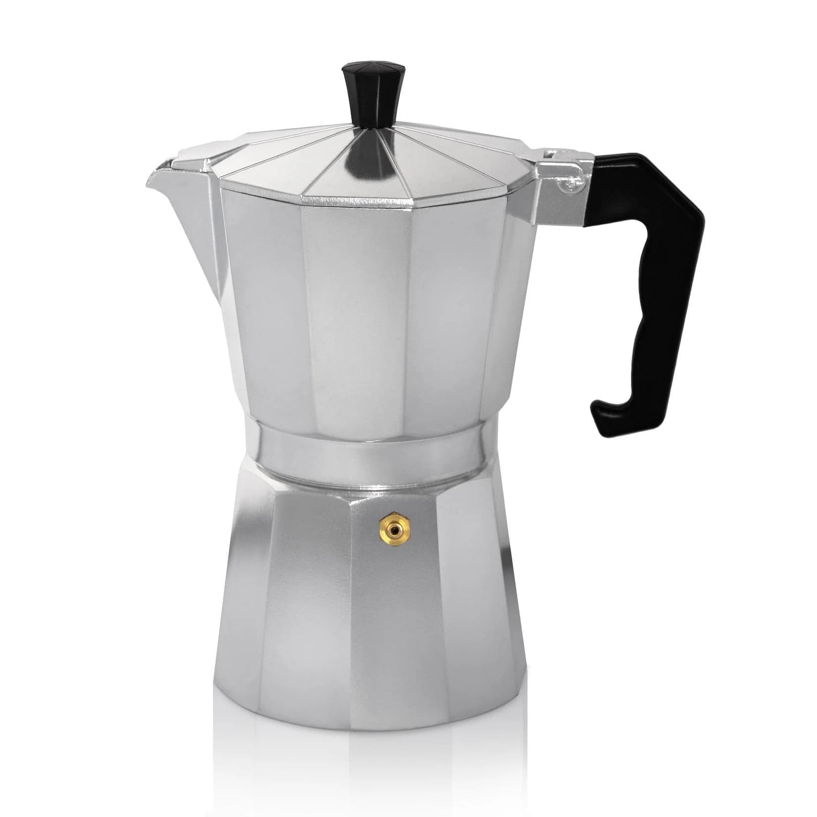 Espressokocher Italiano 9 Tassen Silber