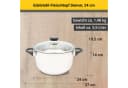 Krüger Fleischtopf Denver Edelstahl 3-Schichten-Thermoboden Induktion silber Bild 5