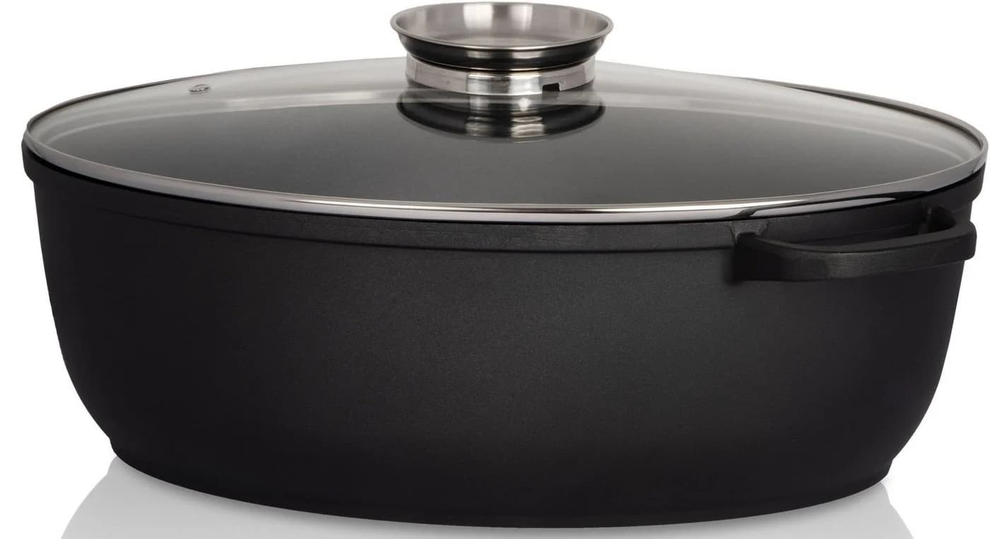 Krüger Aluguss Gansbräter DELTA mit Glasdeckel 8l - Bild 2