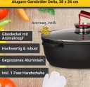 Krüger Aluguss Gansbräter DELTA mit Glasdeckel 8l Bild 4