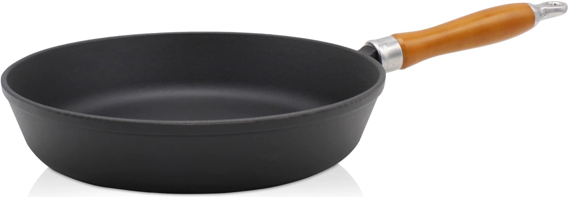 KRÜGER Bratpfanne RUSTICA Gusseisen Schwarz 24cm